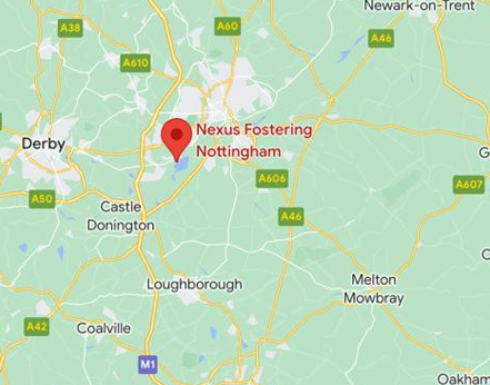 Nexus Nottingham Map