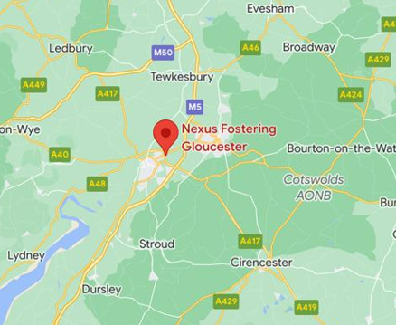 Nexus Gloucester Map