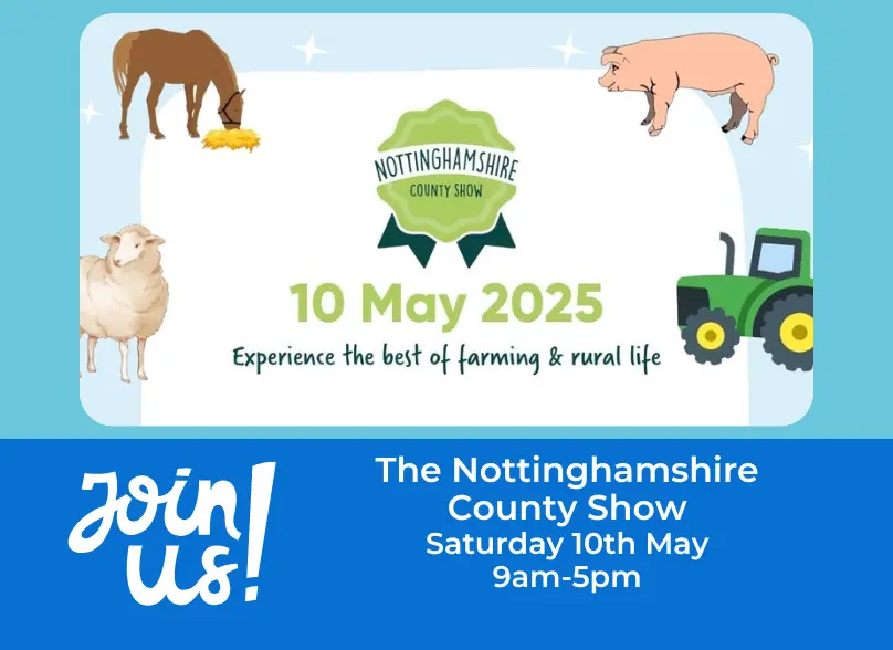 Come and chat to us about fostering at The Nottinghamshire County Show this May