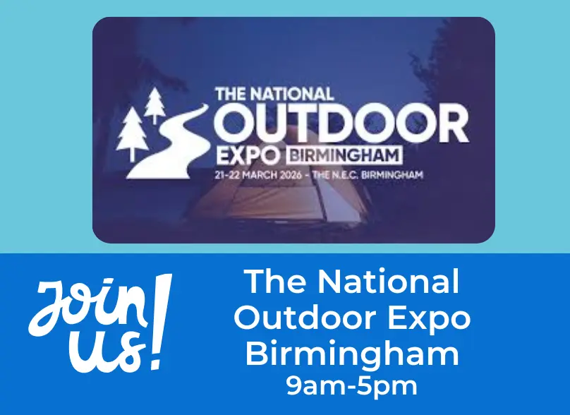 Come and chat to us about fostering at The National Outdoor Expo NEC in March 2026