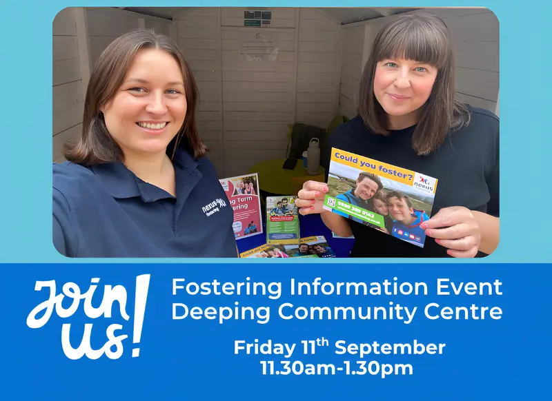 Fostering information event in Deeping Lincolnshire