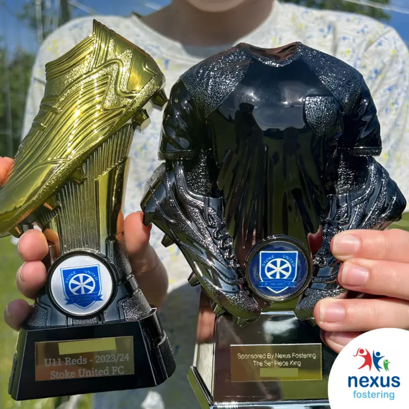 Nexus Fostering sponsor U11 boys team at Stoke United FC in Norwich local to our Anglia office